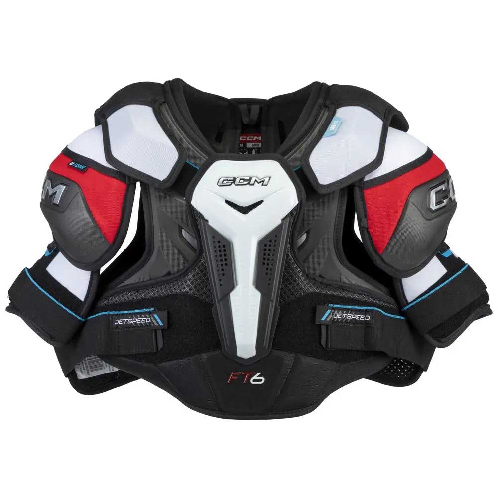 picture of front CCM S23 Jetspeed FT6 Ice Hockey Shoulder Pads (Junior)
