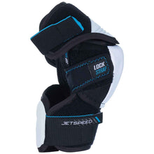 Load image into Gallery viewer, photo of lock strap CCM S23 Jetspeed FT6 Pro Ice Hockey Elbow Pads (Junior)
