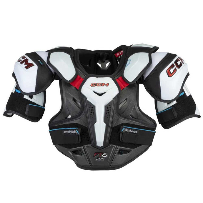 picture of front CCM S23 Jetspeed FT6 Pro Ice Hockey Shoulder Pads - Senior