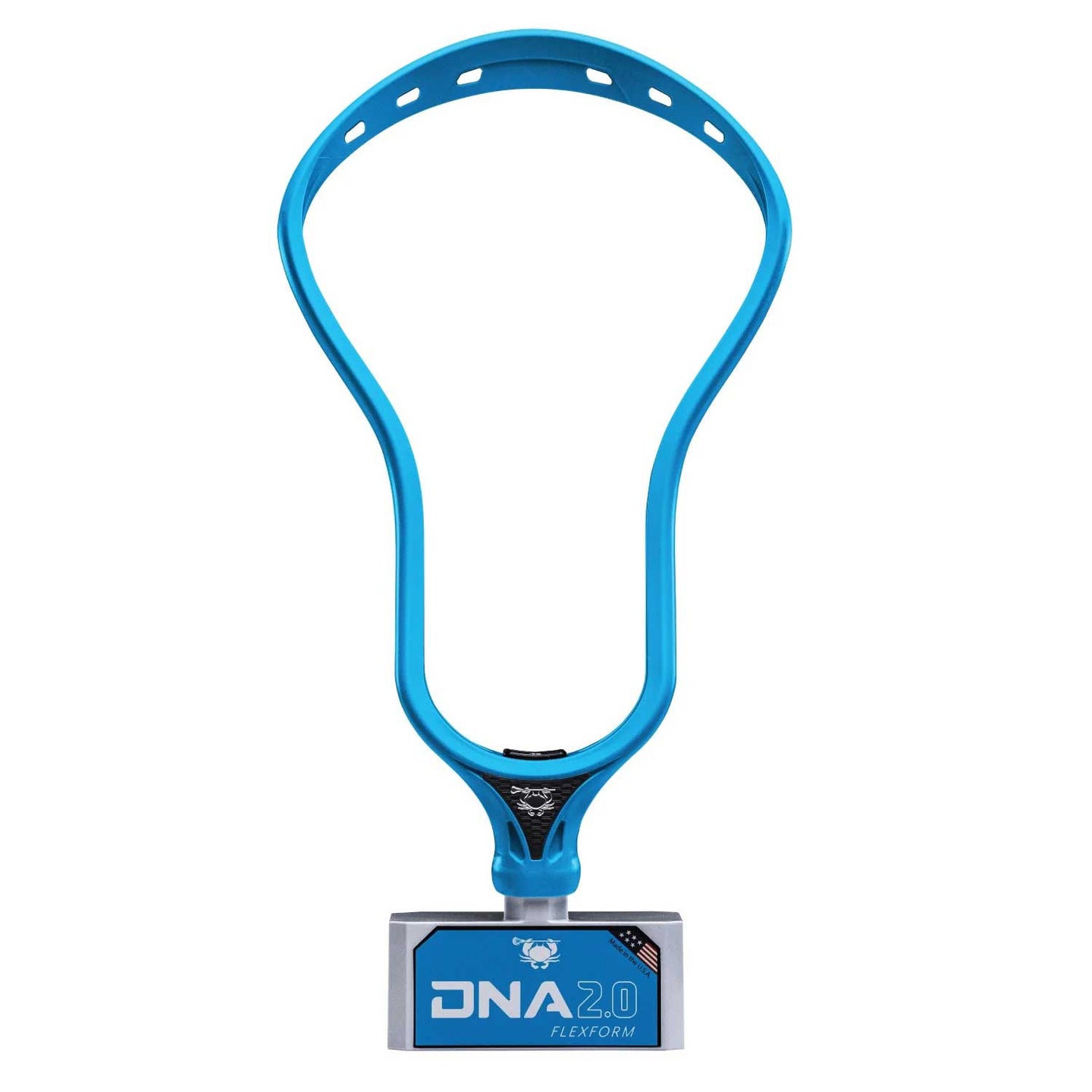picture of the ECD blue DNA 2.0 Unstrung Lacrosse Head