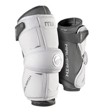Load image into Gallery viewer, Picture of the white Maverik M5 Lacrosse Arm Pads (2023)

