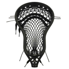 Load image into Gallery viewer, Picture of the black/black type 4s StringKing Mark 2D Strung Lacrosse Head
