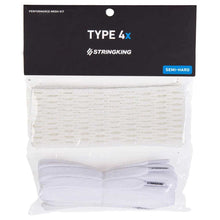 Load image into Gallery viewer, Picture of white StringKing Type 4x Performance Lacrosse Mesh Kit
