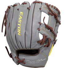 Load image into Gallery viewer, Easton Future Elite 11&quot; Baseball Glove Youth Grey/Brown back
