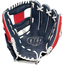 Load image into Gallery viewer, Easton Future Elite 11&quot; Baseball Glove Youth Navy/Red/White front
