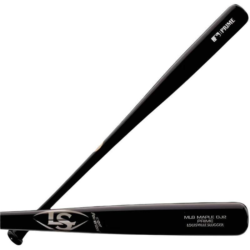 Louisville MLB Prime DJ2 Maple Baseball Bat diagonal and close-up
