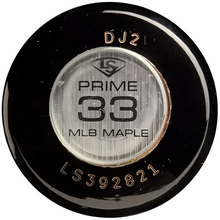 Load image into Gallery viewer, Louisville MLB Prime DJ2 Maple Baseball Bat knob bottom
