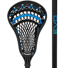 Load image into Gallery viewer, Picture of black Warrior Evo Junior Complete Lacrosse Stick
