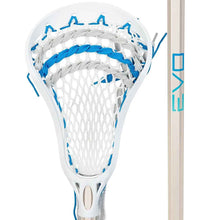 Load image into Gallery viewer, Picture of white Warrior Evo Junior Complete Lacrosse Stick
