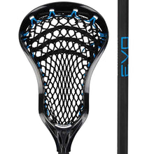 Load image into Gallery viewer, Picture of the black Warrior Evo Next Complete Lacrosse Stick
