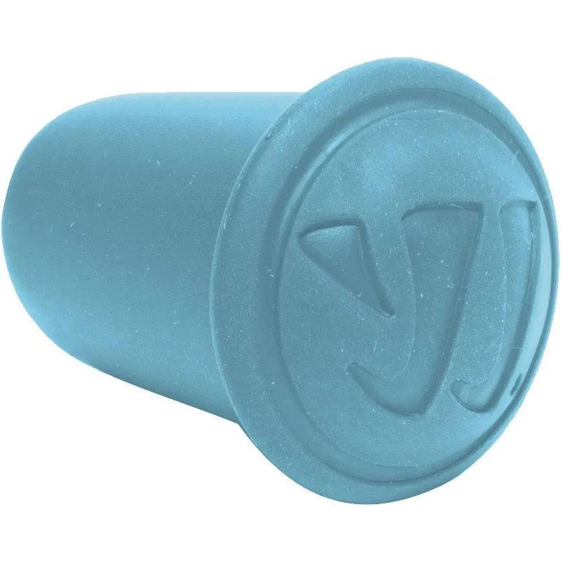 Picture of light blue Warrior Lacrosse Stick End Cap