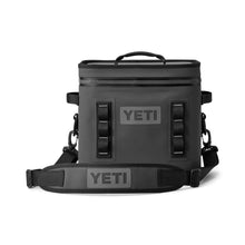 Load image into Gallery viewer, picture of charcoal YETI Hopper Flip 12 Soft Cooler
