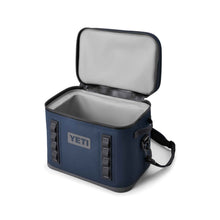 Load image into Gallery viewer, picture of opening YETI Hopper Flip 18 Soft Cooler
