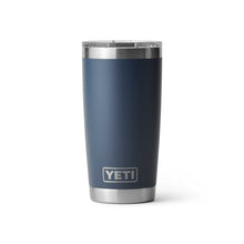 Load image into Gallery viewer, picture of navy YETI Rambler 591ml Tumbler with MagSlider Lid
