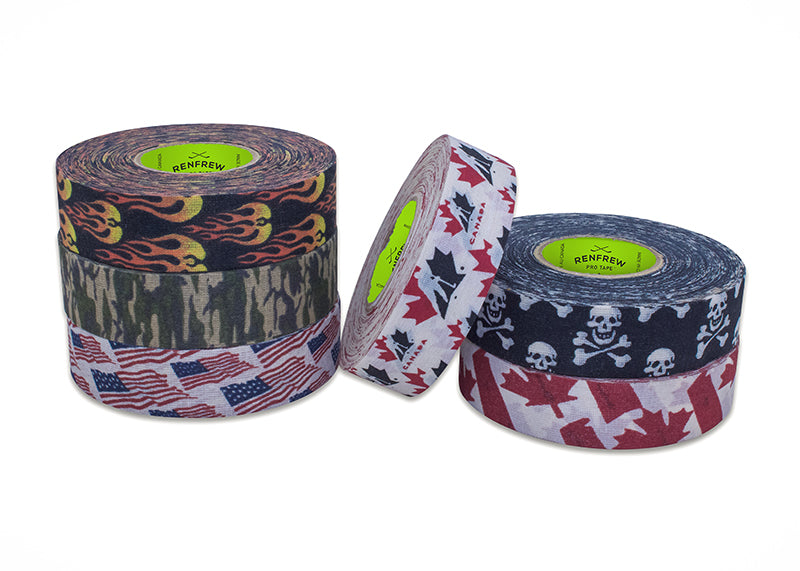 Renfrew Patterned Pro-Grade Cloth Ice Hockey Tape