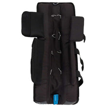 Load image into Gallery viewer, Bauer Goalie Leg Pads Bauer Street Hockey Junior White/Black back of pad open showing interior
