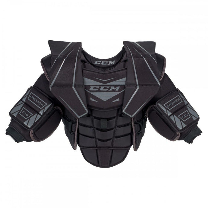 CCM Ice Hockey Goalie Chest Protectors CCM Premier R1.5 LE Junior Black front