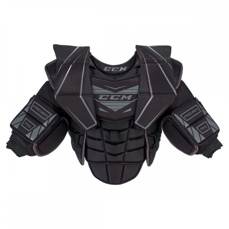 CCM Ice Hockey Goalie Chest Protectors CCM Premier R1.5 LE Junior Black front