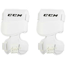 Load image into Gallery viewer, Full front picture of the CCM Legal Ice Hockey Goalie Thigh &amp; Knee Pad
