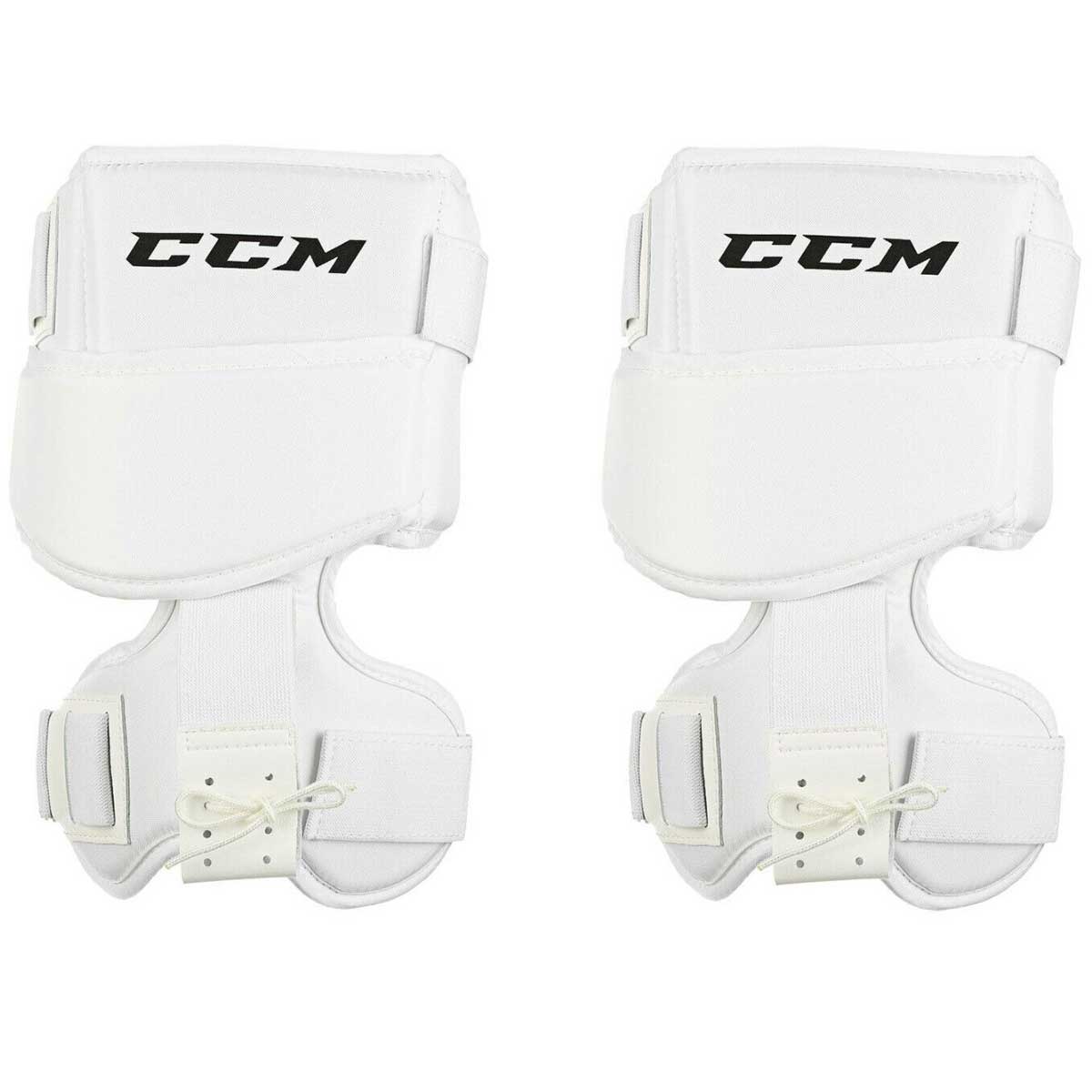 Full front picture of the CCM Legal Ice Hockey Goalie Thigh & Knee Pad