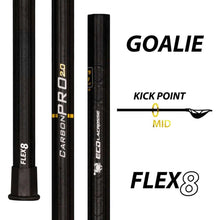 Load image into Gallery viewer, Picture of end cap on the ECD Carbon Pro 2.0 Lacrosse Goalie Shaft

