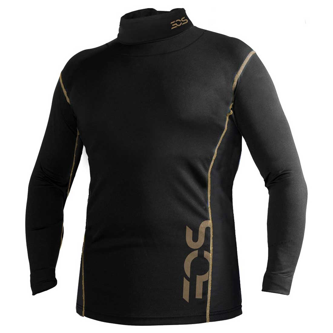 Full front picture of the EOS Ti50 Ice Hockey Baselayer Shirt with Neck Guard (Junior)