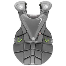 Load image into Gallery viewer, Maverik Lacrosse Goalie Chest Pads Maverik MX EKG gray front
