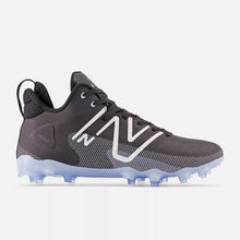 Load image into Gallery viewer, Side view picture of the New Balance FreezeLX v4 Field Lacrosse Cleats
