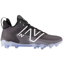 Load image into Gallery viewer, New Balance NB Field Lacrosse Cleats New Balance NB FreezeLX v4 Black/White/Blue Side pointing right
