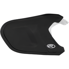 Load image into Gallery viewer, Rawlings Baseball Protective Gear Rawlings Guard-Extender For Mach Batting Helmet 2022 ADJEXT Black
