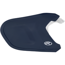 Load image into Gallery viewer, Rawlings Baseball Protective Gear Rawlings Guard-Extender For Mach Batting Helmet 2022 ADJEXT Navy

