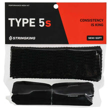 Load image into Gallery viewer, StringKing Lacrosse Accessories StringKing Type 5s Lacrosse Mesh Kit Black
