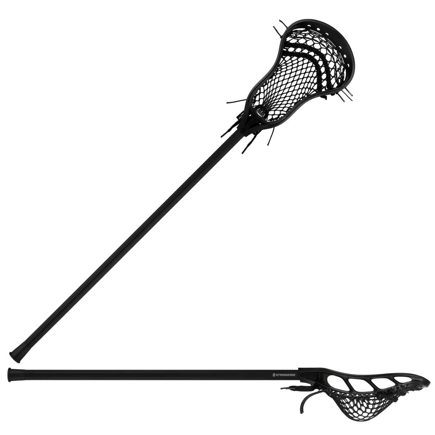 StringKing Lacrosse Sticks StringKing Starter Complete Lacrosse Stick Boys Black