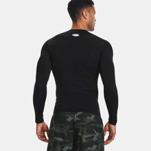Load image into Gallery viewer, Under Armour HeatGear Armour Long Sleeve Baselayer Shirt (Senior) full back view
