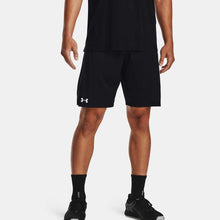 Load image into Gallery viewer, Under Armour HeatGear Locker 9&quot; Training Shorts (Senior) full front view on model
