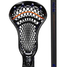 Load image into Gallery viewer, Photo of the black Warrior Burn Next Complete Attack Lacrosse Stick
