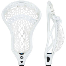 Load image into Gallery viewer, Full picture of the white Warrior EVO QX2-D ISO Warp Strung Defense Lacrosse Head
