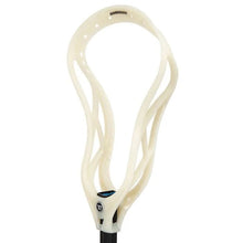 Load image into Gallery viewer, Front and side view of the bone Warrior EVO QX2-D Unstrung Defense Lacrosse Head
