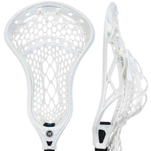 Load image into Gallery viewer, Picture of the white Warrior EVO QX2-O ISO Warp Strung Offense Lacrosse Head
