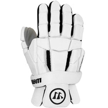 Load image into Gallery viewer, Picture of the white Warrior Fatboy Lite Lacrosse Gloves
