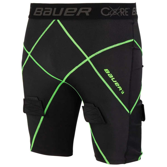 Bauer Core Short 1.0 Hockey Base Layer Jock Shorts front view