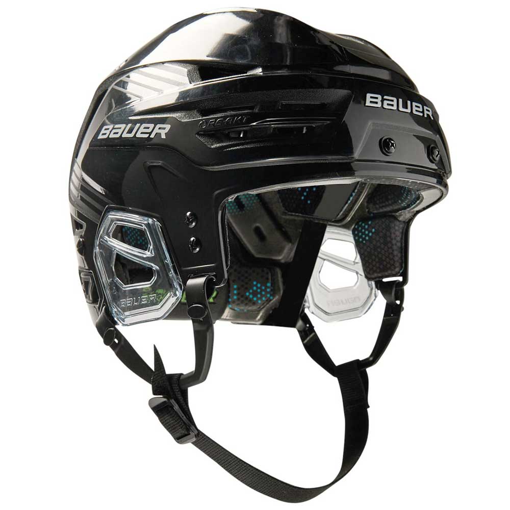 Picture of the black Bauer Re-Akt 85 Ice Hockey Helmet