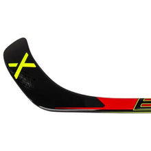 Load image into Gallery viewer, Bauer S21 Vapor Grip Ice Hockey Stick (Tyke) closeup of blade backhand
