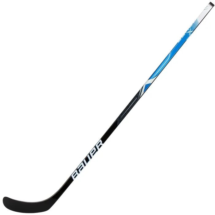 Full backhand view of Bauer S21 X Grip Ice Hockey Stick (Intermediate)