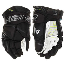 Load image into Gallery viewer, Picture of the black Bauer S22 Vapor Hyperlite Ice Hockey Gloves (Intermediate)
