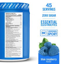 Load image into Gallery viewer, Biosteel High Performance Mix (Blue Raspberry, 315g) nutrition facts
