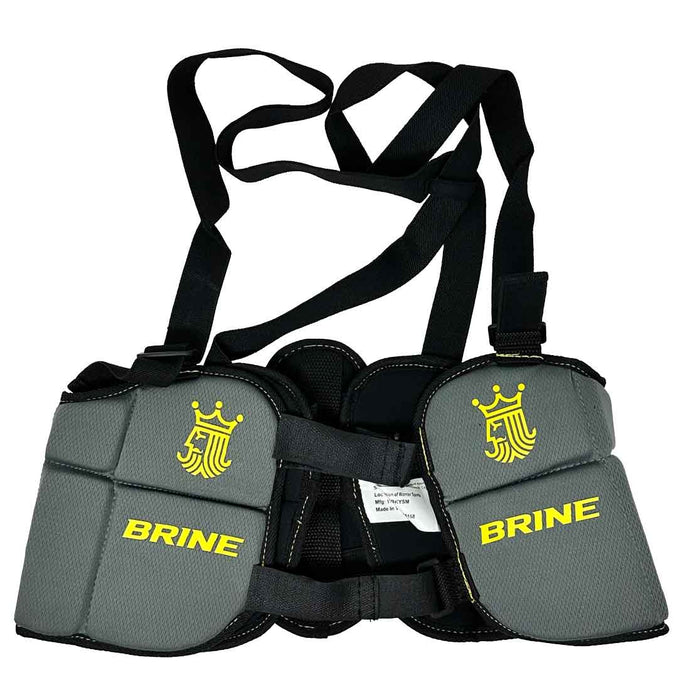 Front view picture of the Brine LoPro Prodigy Lacrosse Rib Pads (Youth)