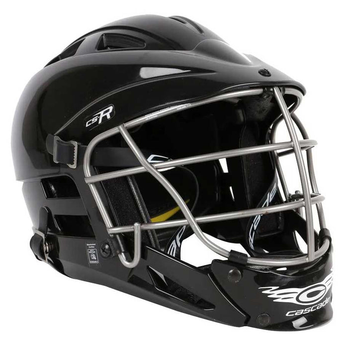 Cascade CS-R Youth Lacrosse Helmet in black