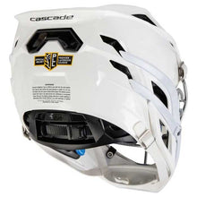 Load image into Gallery viewer, Cascade XRS Chrome Lacrosse Helmet back view
