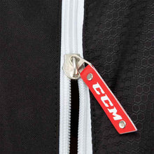 Load image into Gallery viewer, Picture of the YKK zipper on the CCM 370 Player Basic Wheeled Hockey Equipment Bag
